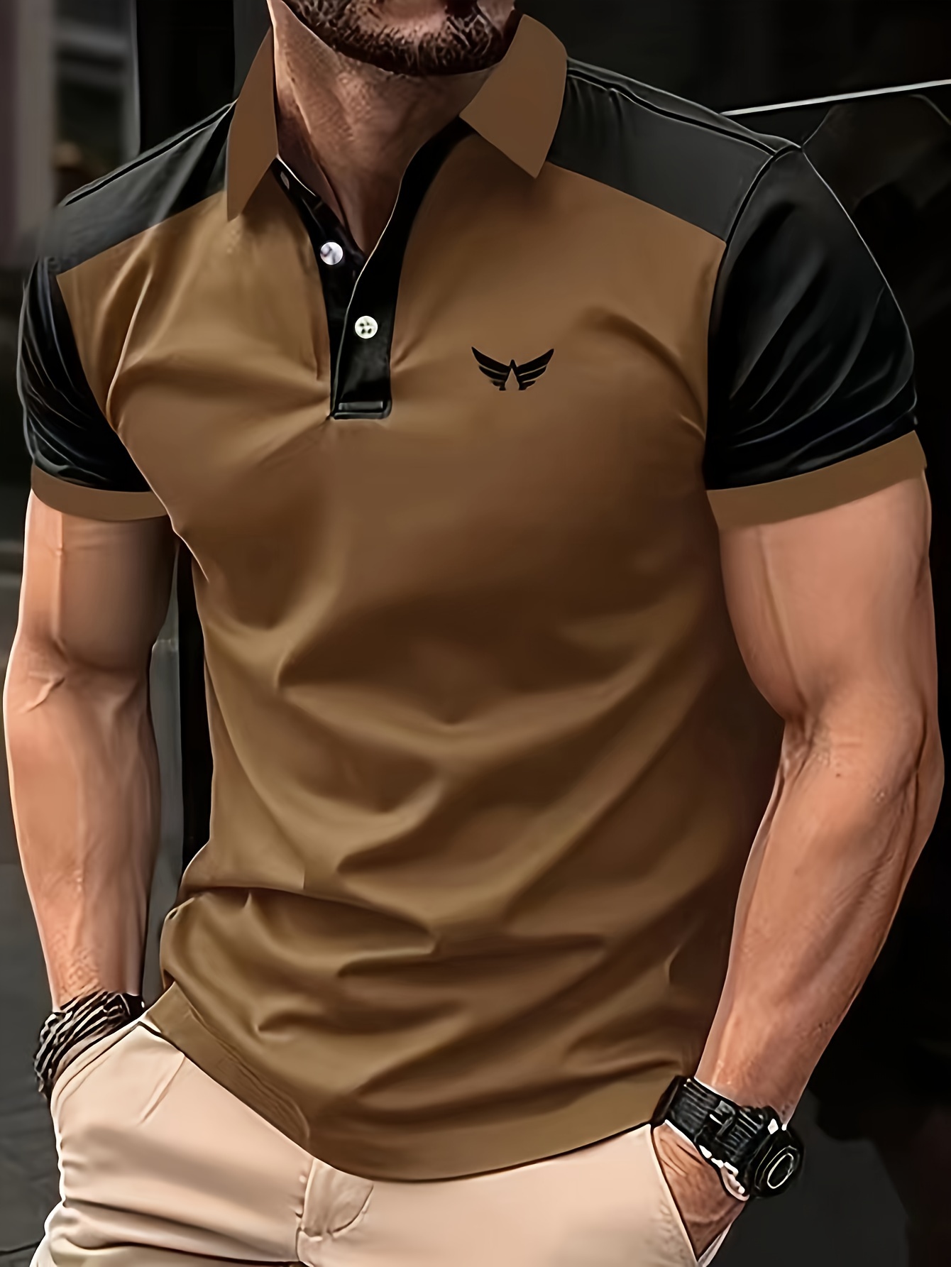 Golf Scorecard Holder - Men's Polo Shirt, Golf Shirt, Simple