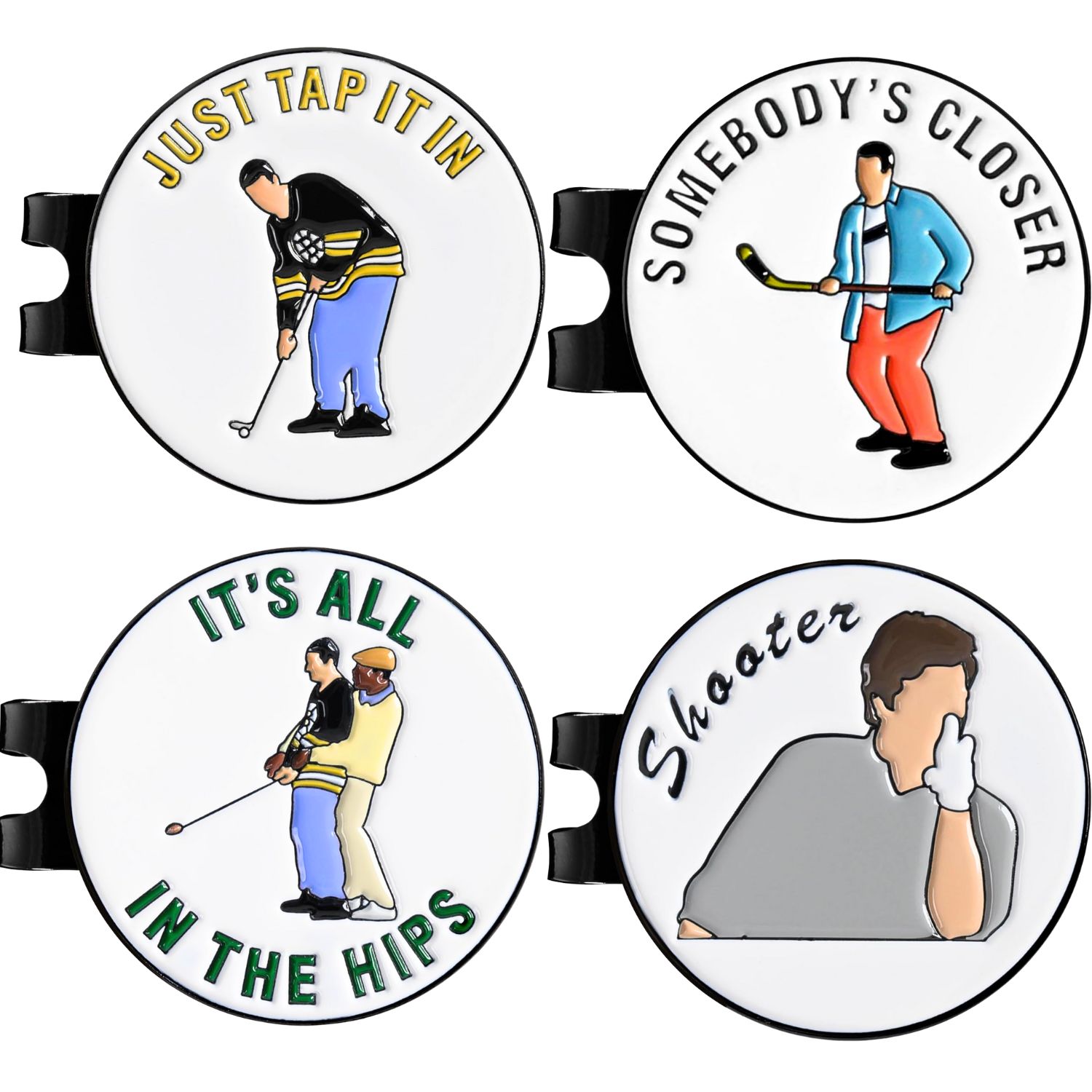 Ball Marker Set - Golf Ball Marker Funny Golf Ball