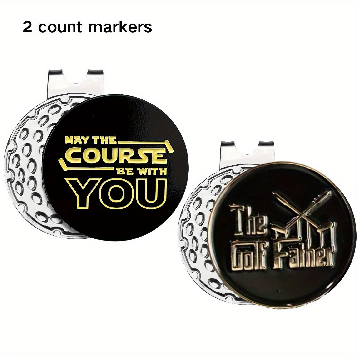 Ball Marker Set - 2 pack Golf Ball Marker with