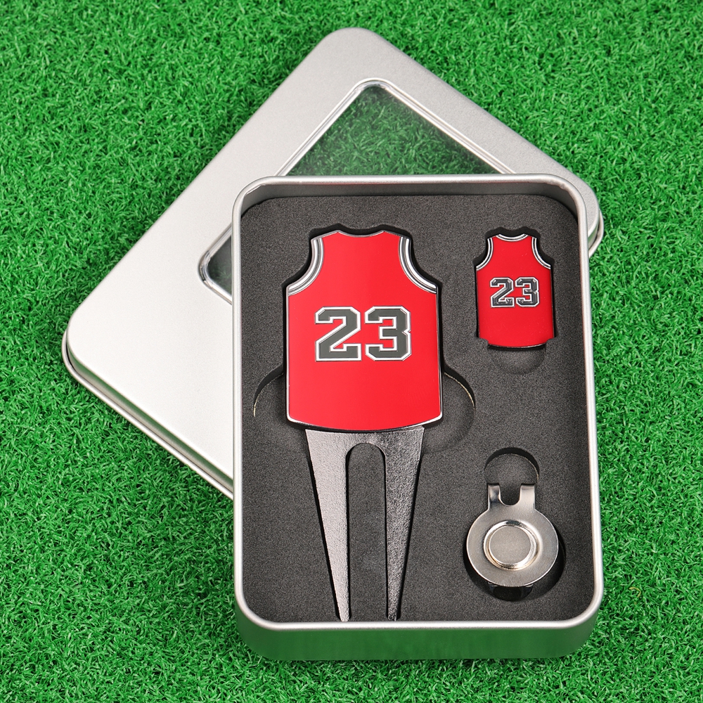 Ball Marker Set - Metal #23 #24 Golf Divot Tool
