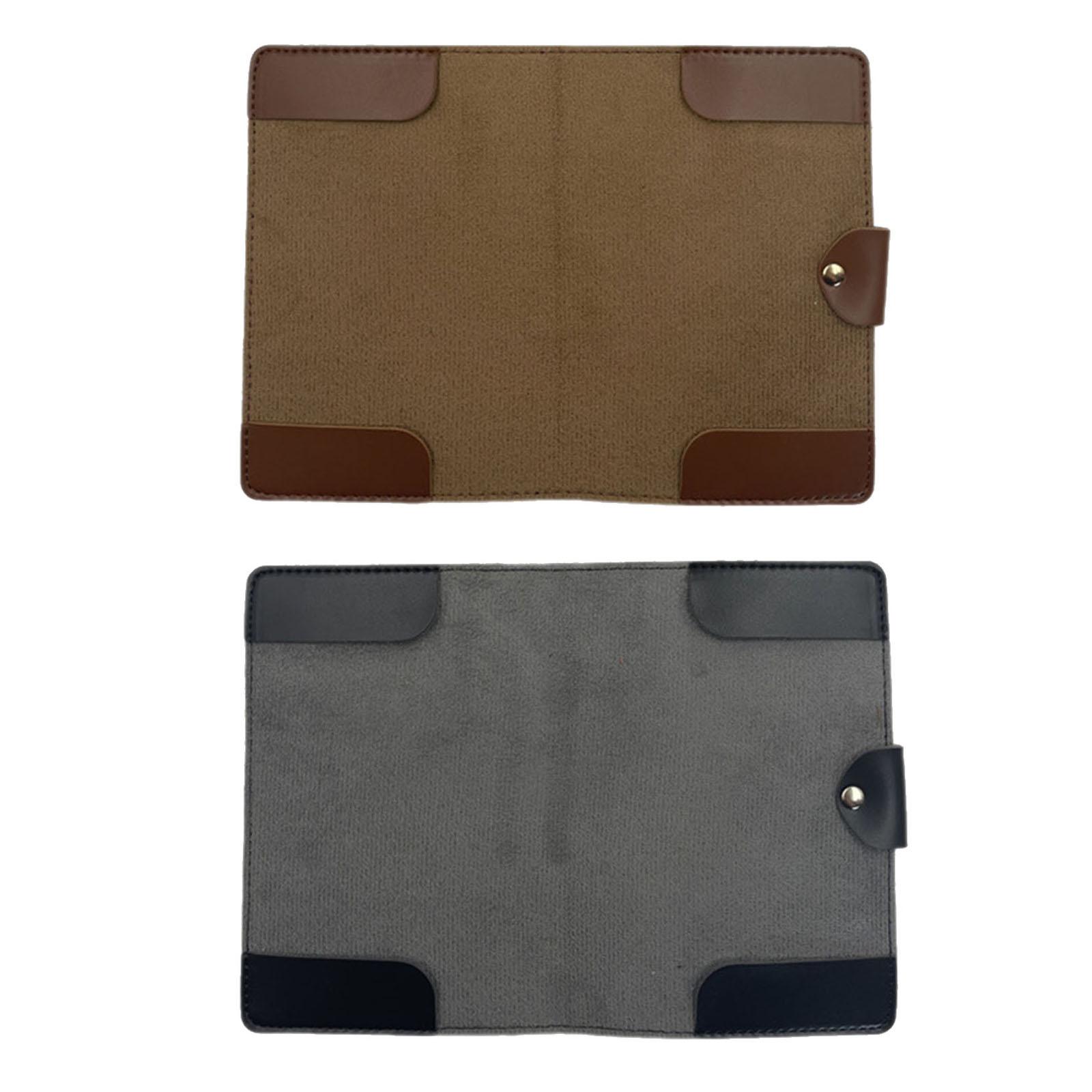 Golf Scorecard Holder - Golf Scorecard Holder Brown PU Leather