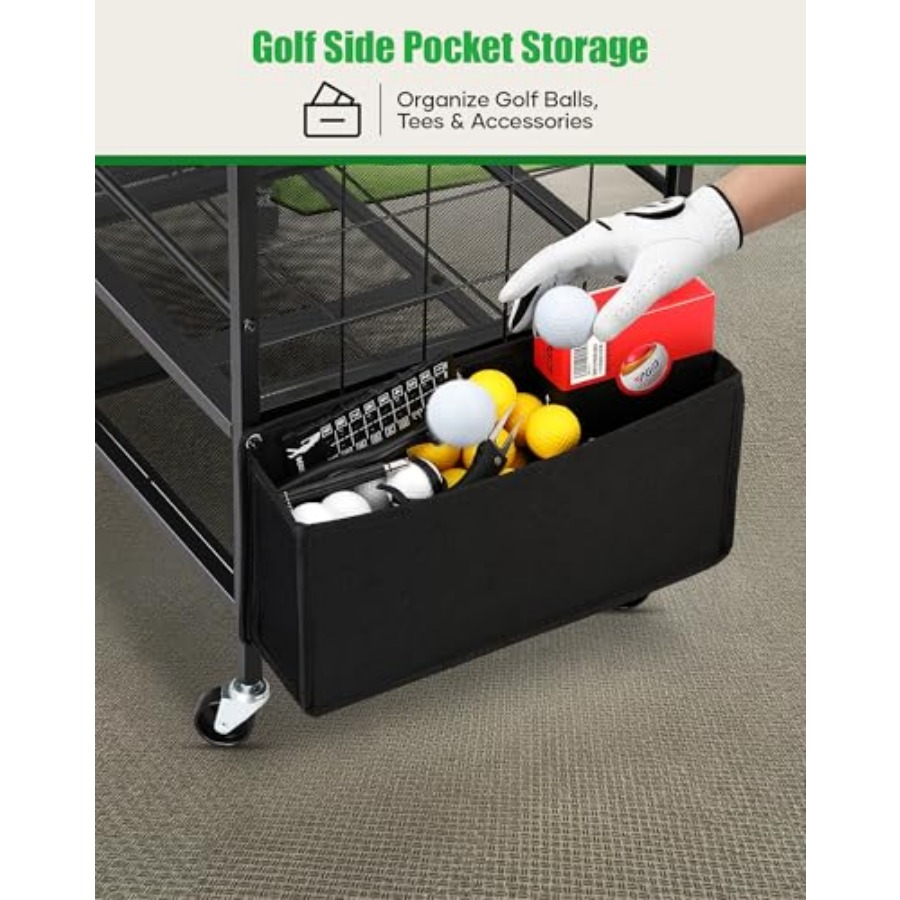 Golf Bag Storage Garage Organi – обзор и цена Golf Equipment Organizer For Garage