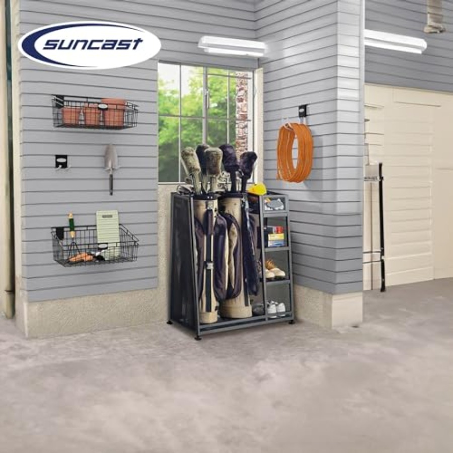 Heavy-duty metal golf bag and  – обзор и цена Golf Equipment Organizer For Garage
