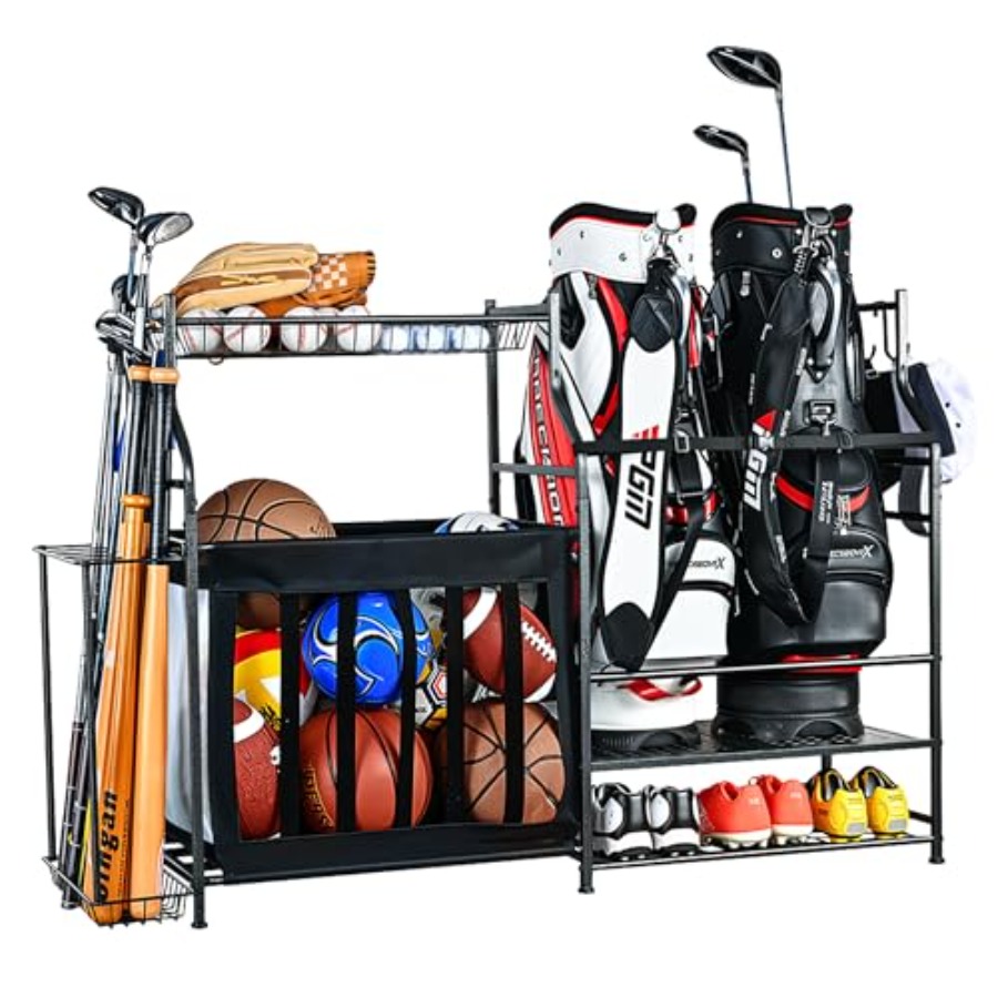 Sports Equipment Organizer Rac – обзор и цена Golf Equipment Organizer For Garage
