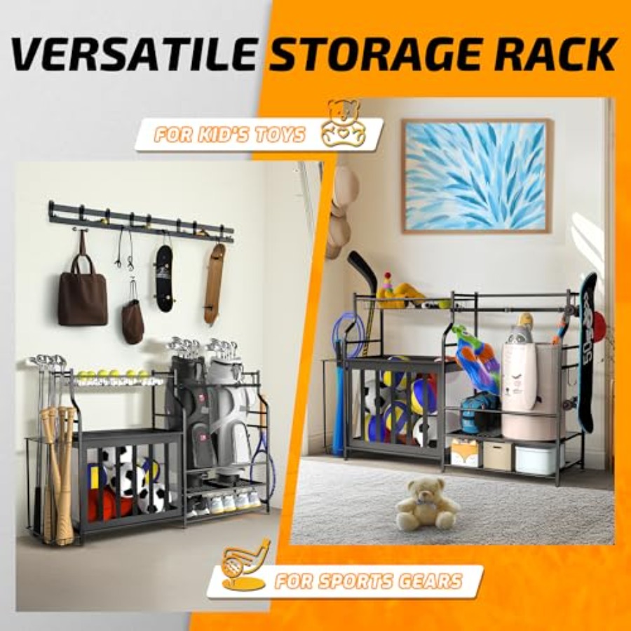 Sports Equipment Organizer Rac – обзор и цена Golf Equipment Organizer For Garage