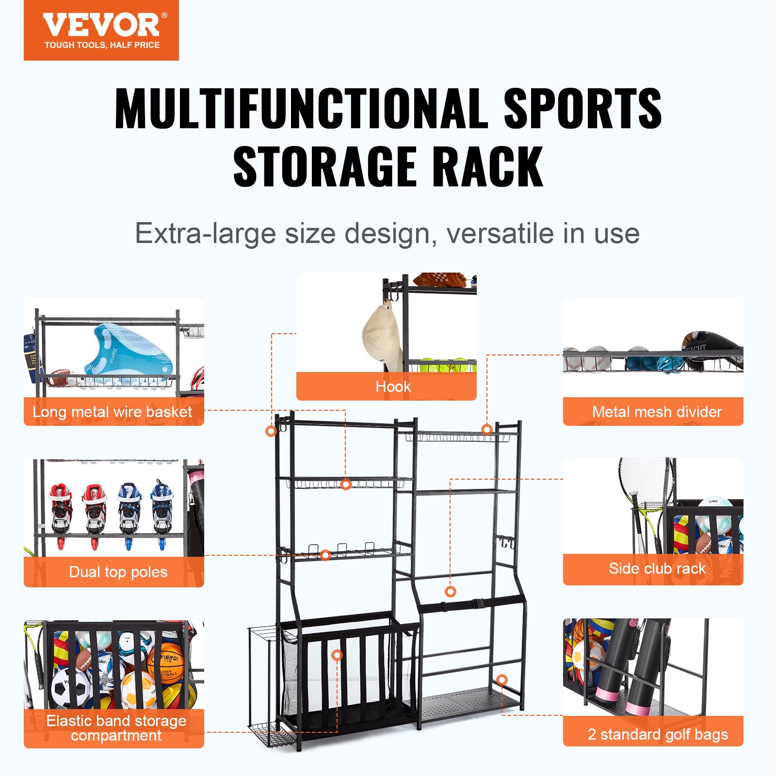 Golf Storage Garage Organizer, – обзор и цена Golf Equipment Organizer For Garage
