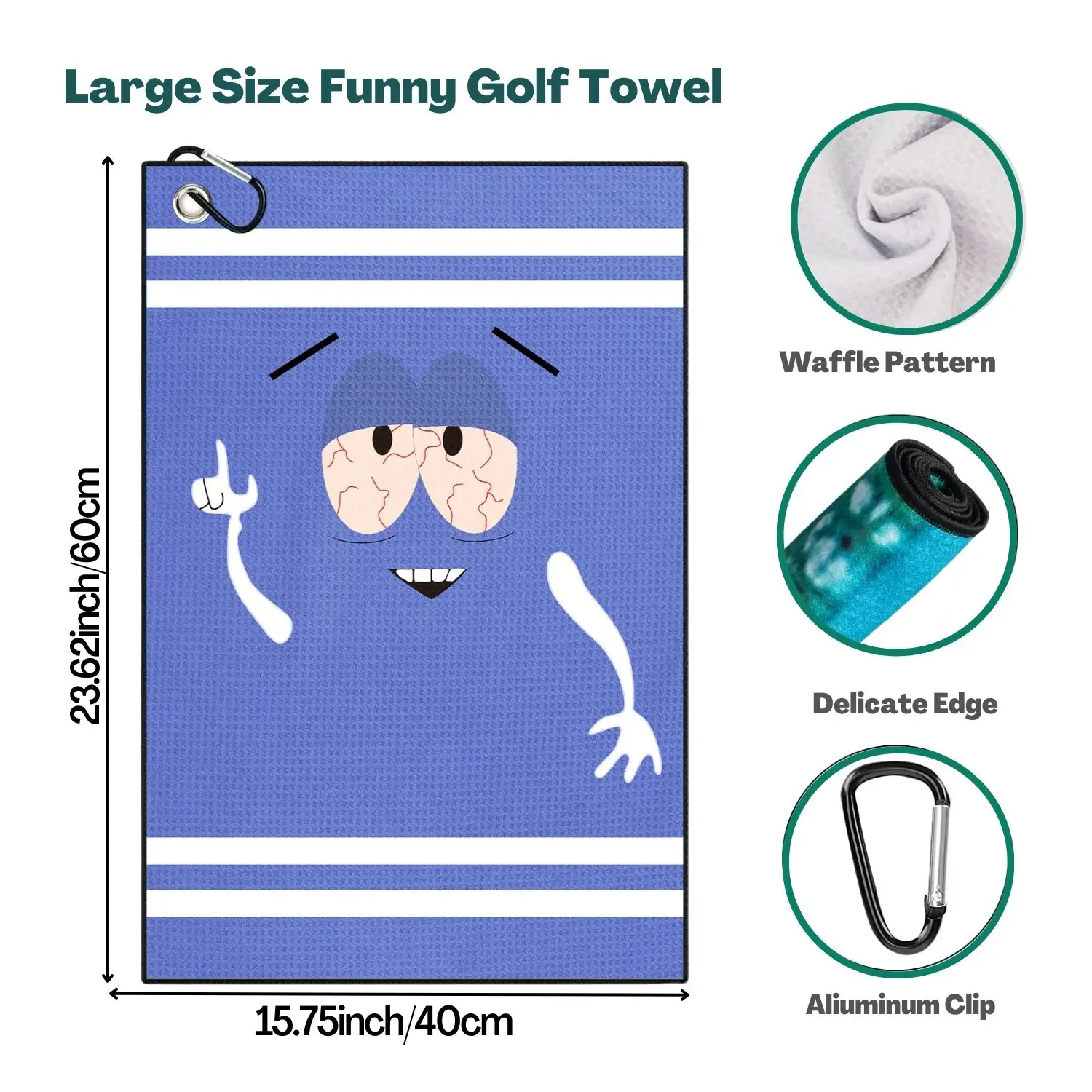 Funny Microfiber Premium Golf  – обзор и цена Golf Towel Waffle