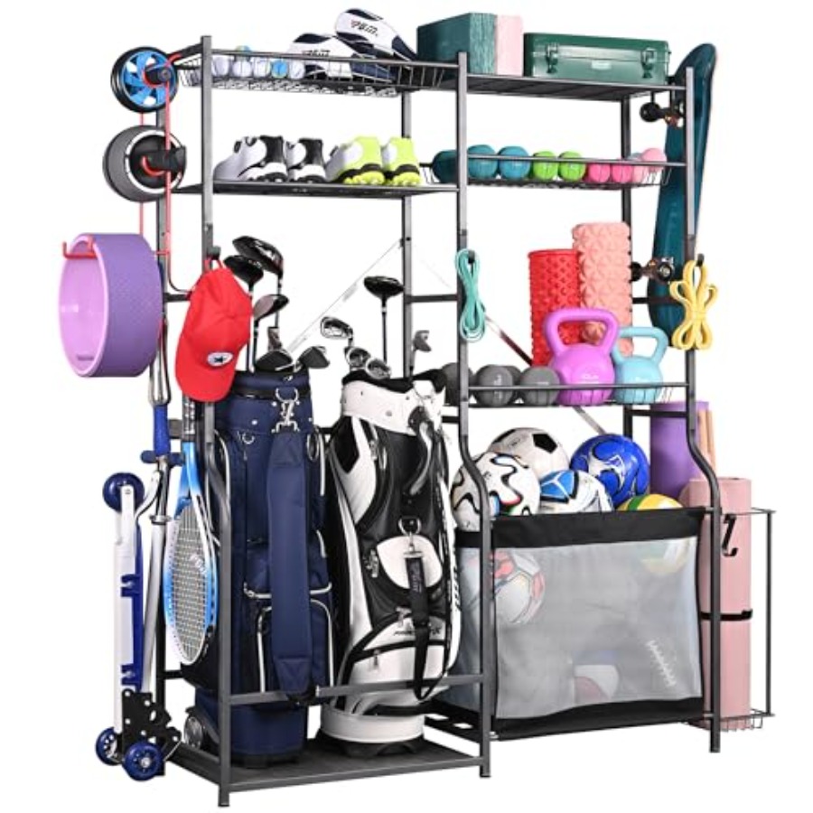Extra Large Golf Storage Ball  – обзор и цена Golf Equipment Organizer For Garage