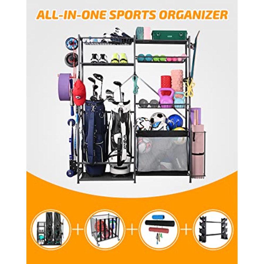 Extra Large Golf Storage Ball  – обзор и цена Golf Equipment Organizer For Garage