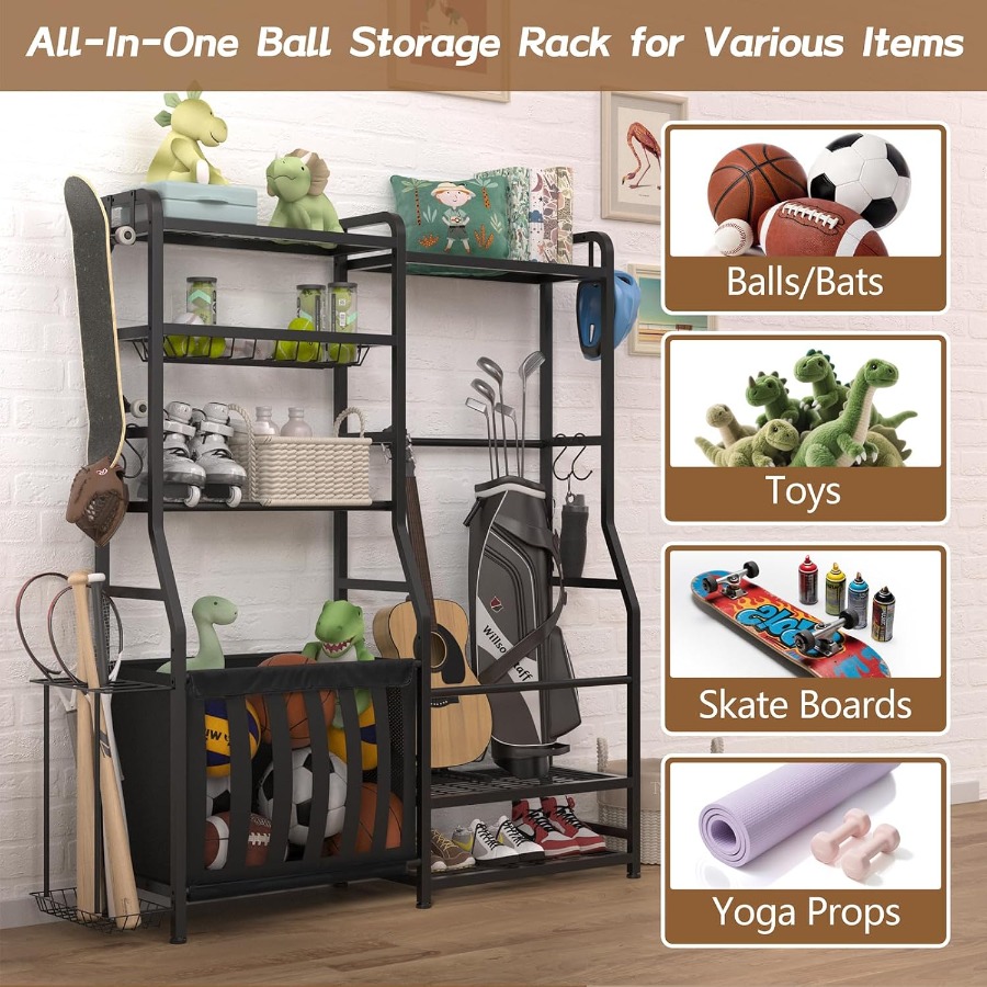 Garage Sports Equipment Organi – обзор и цена Golf Equipment Organizer For Garage