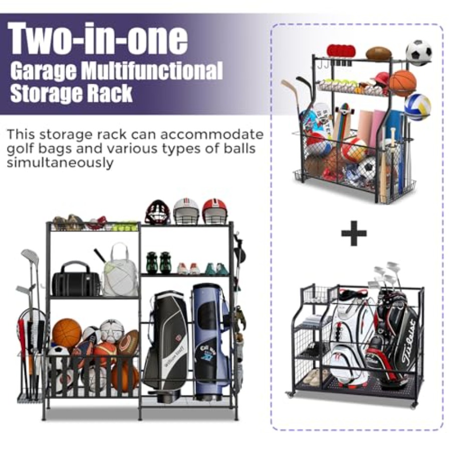 Sports Equipment Organizer Hea – обзор и цена Golf Equipment Organizer For Garage