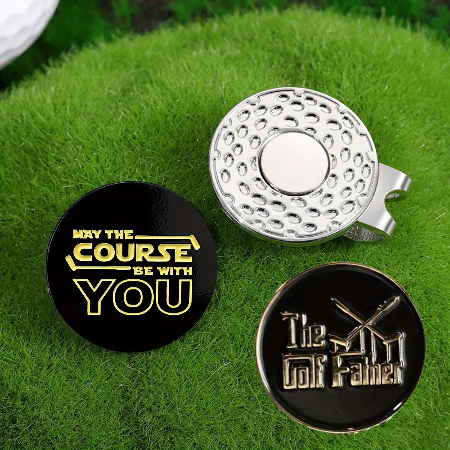 2 pack Golf Ball Marker with M – обзор и цена Ball Marker Set