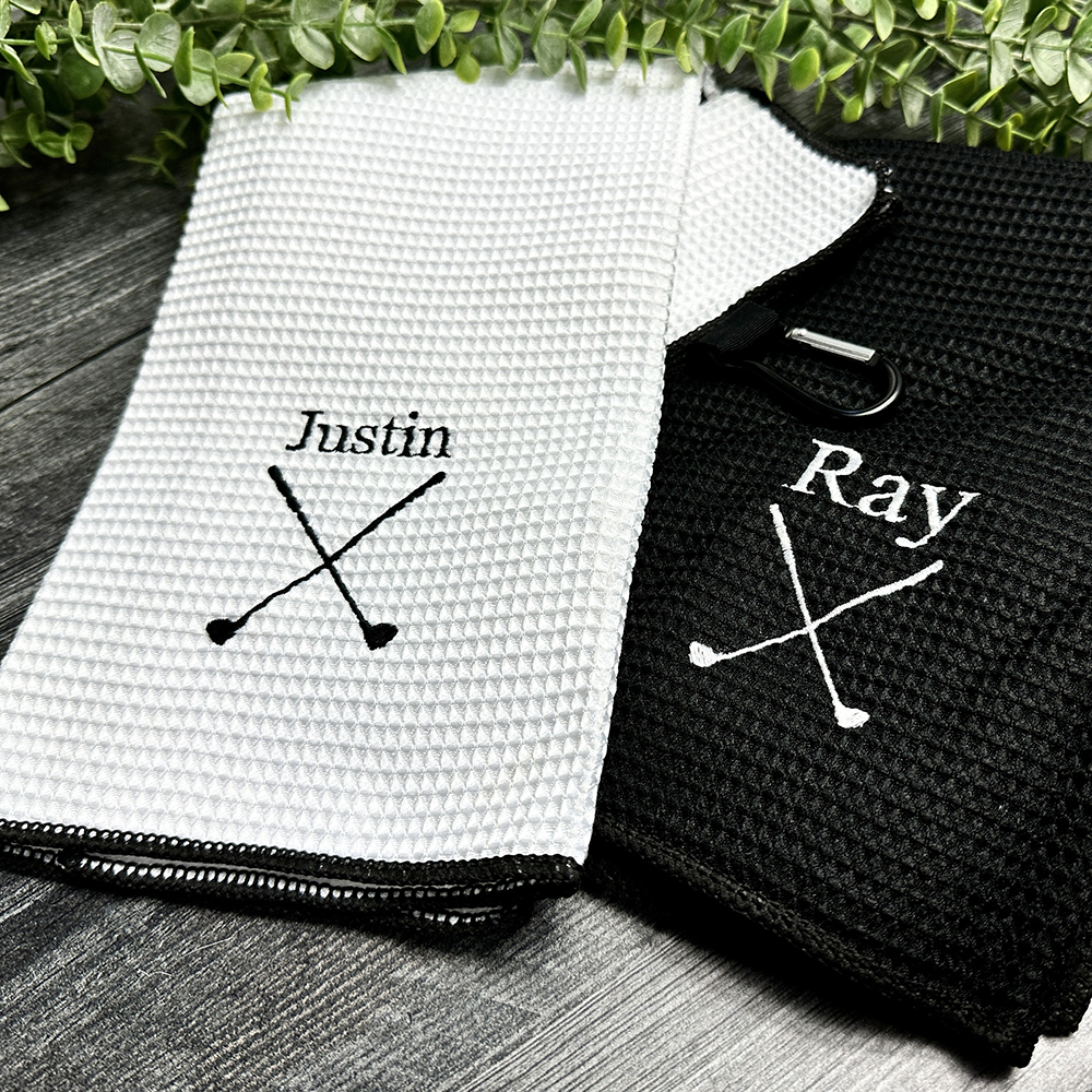 Personalized Embroidered Golf  – обзор и цена Golf Towel Waffle