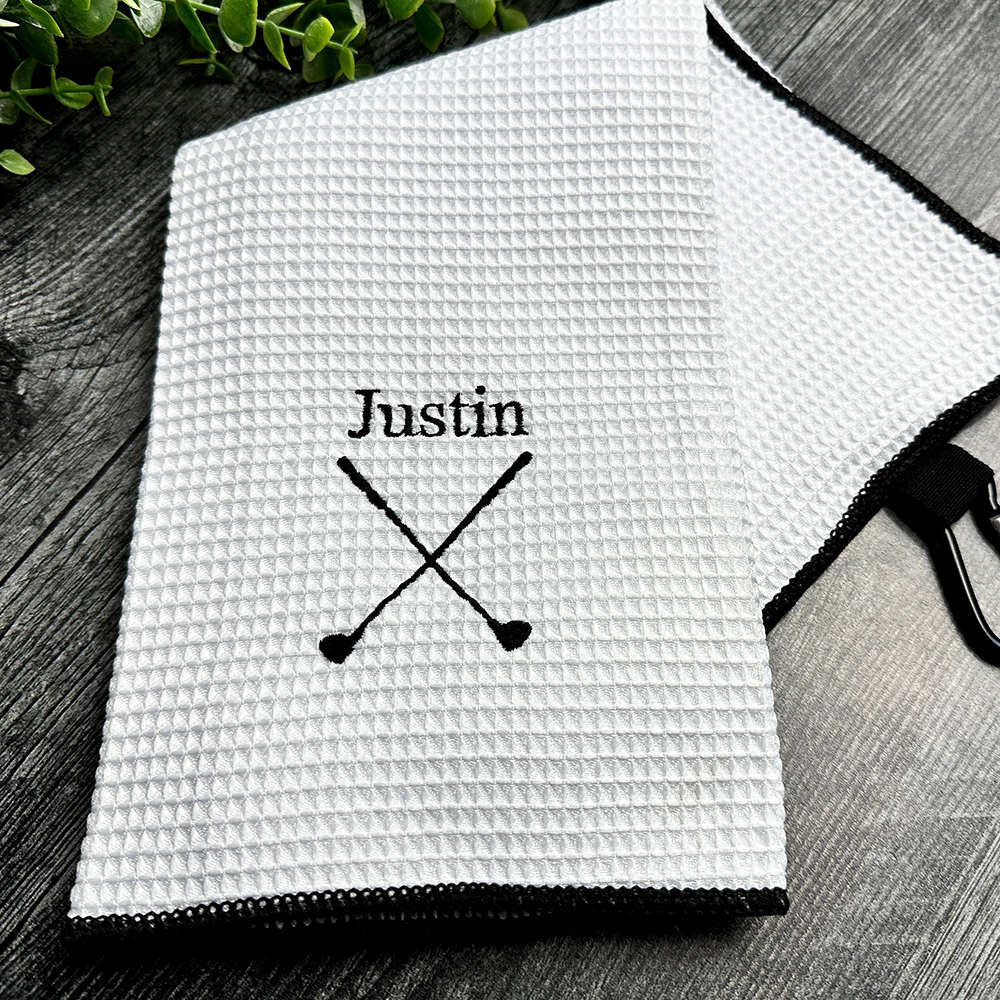 Personalized Embroidered Golf  – обзор и цена Golf Towel Waffle