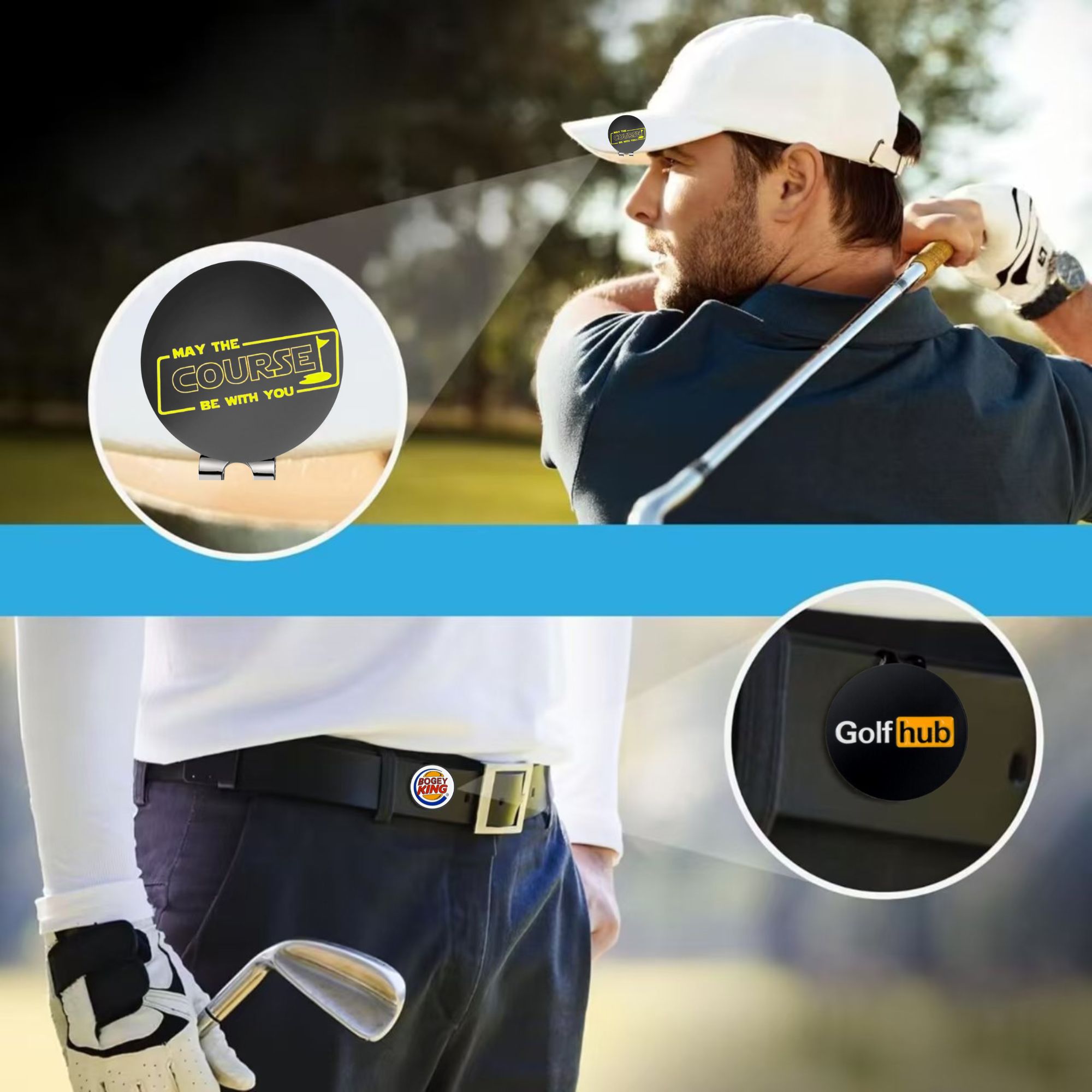 3 Pcs Funny Golf Ball Markers  – обзор и цена Ball Marker Set