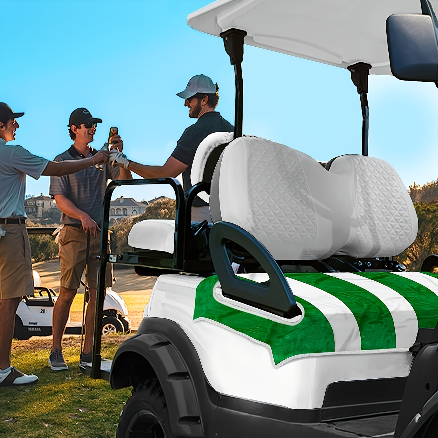 Golf Cart Seat Covers, Blue An – обзор и цена Golf Towel Waffle