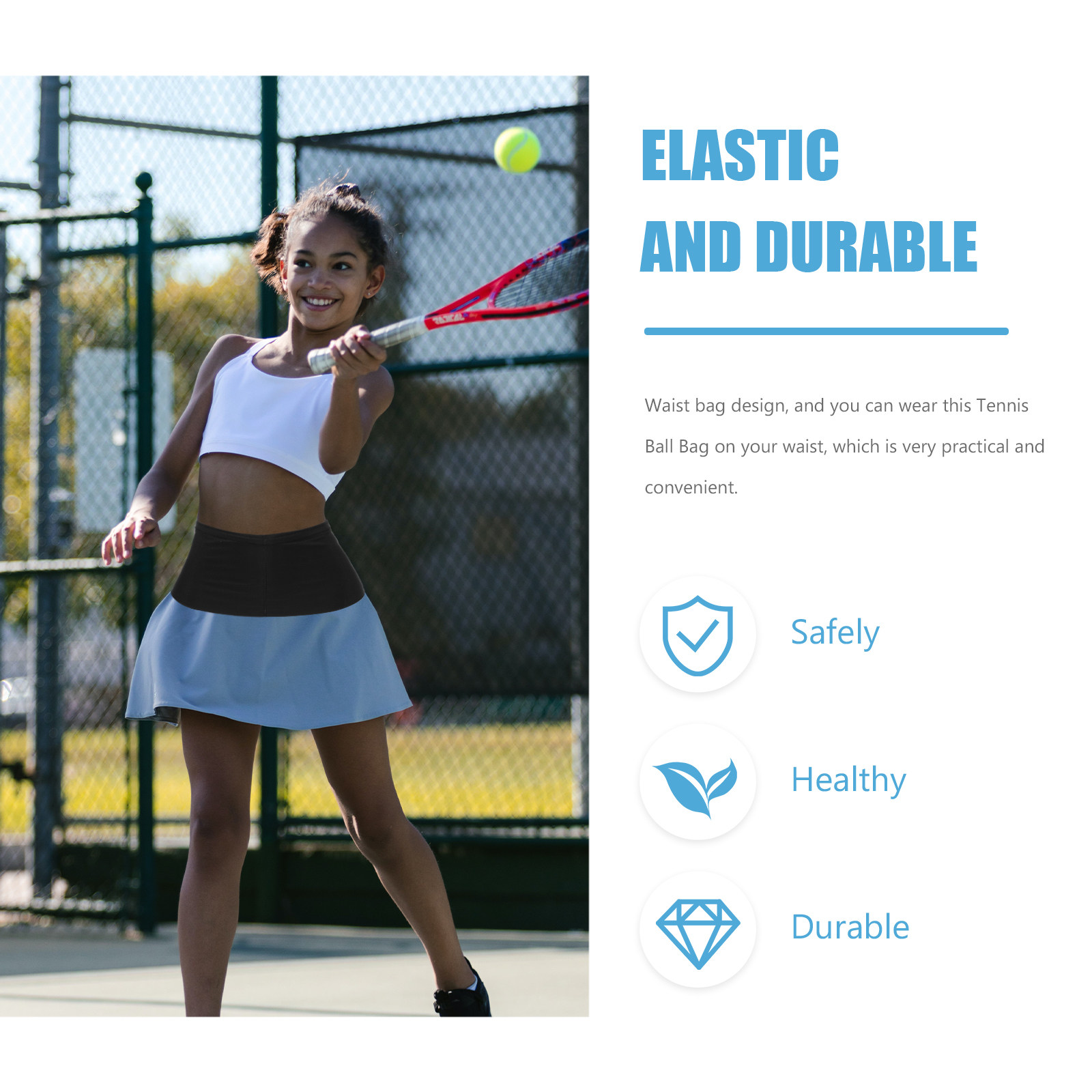 Tennis Ball Waist Bag Reusable – обзор и цена Golf Equipment