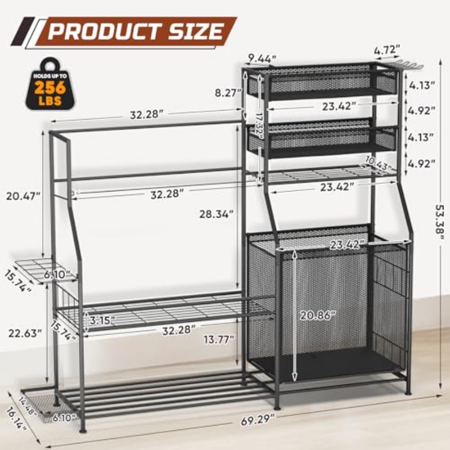 Garage Sports Equipment Organi – обзор и цена Golf Equipment Organizer For Garage