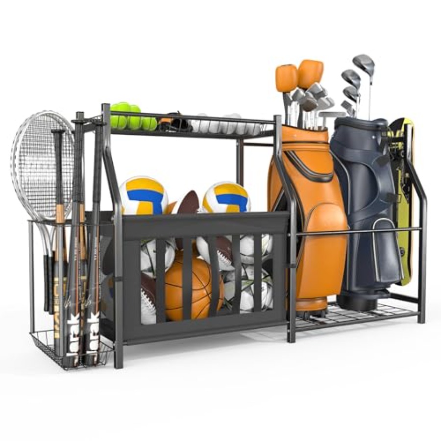 Garage Sports Equipment Organi – обзор и цена Golf Equipment Organizer For Garage