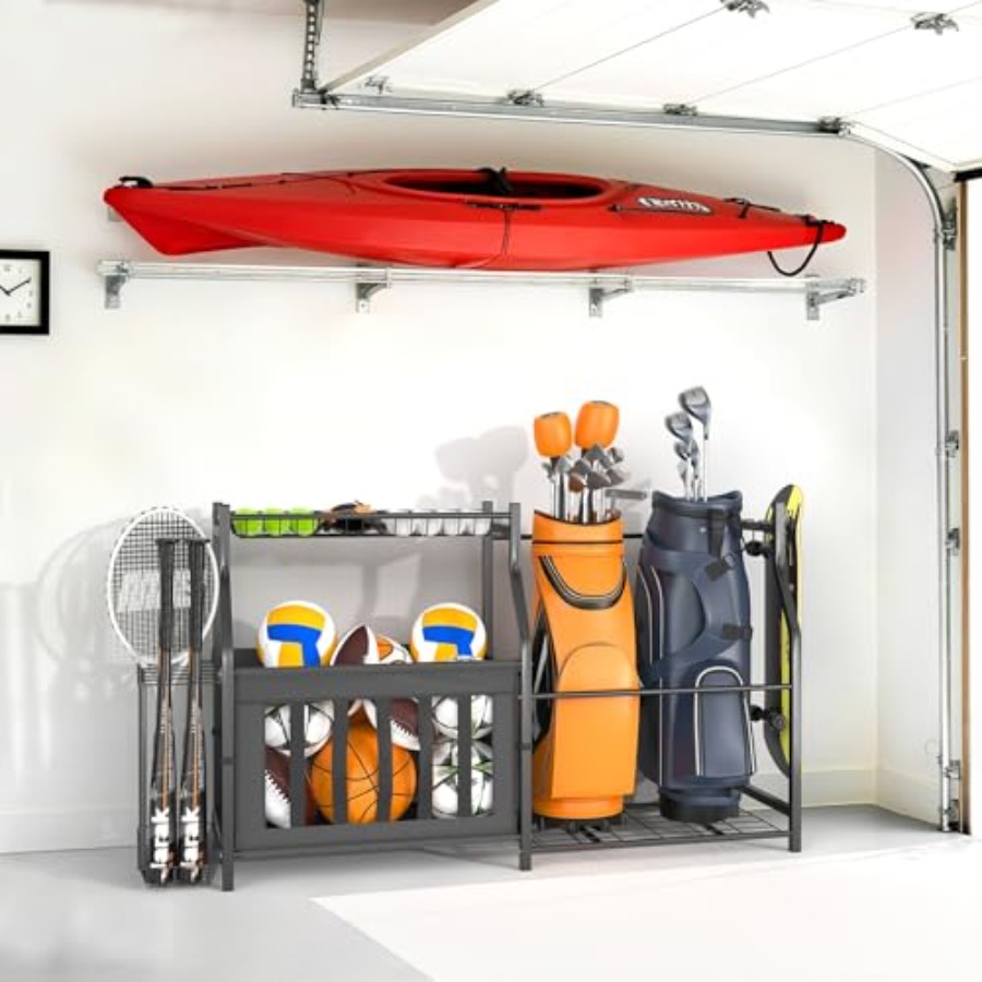 Garage Sports Equipment Organi – обзор и цена Golf Equipment Organizer For Garage