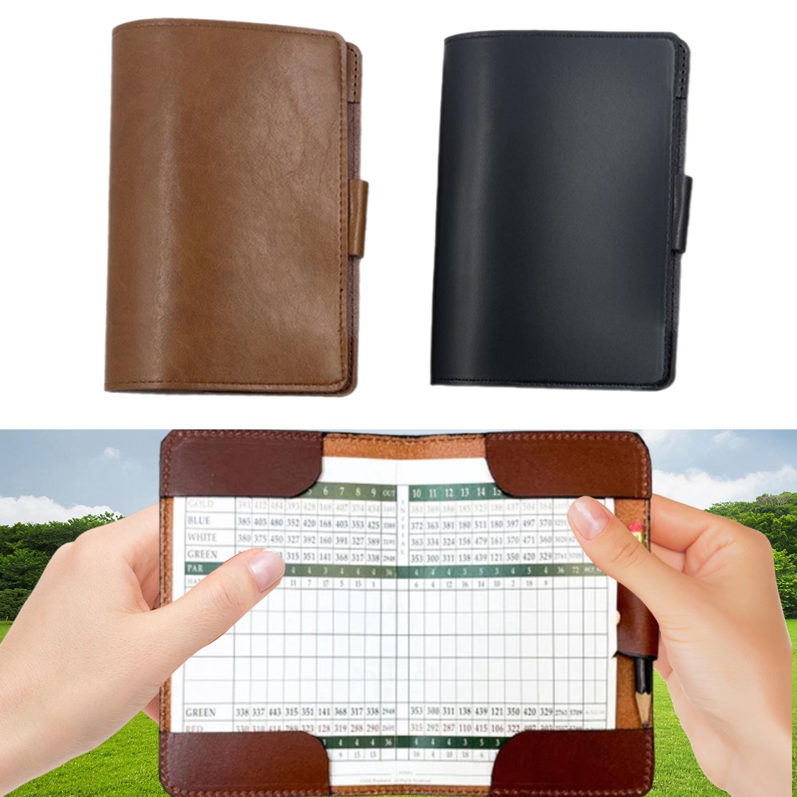 Golf Scorecard Holder Brown PU – обзор и цена Golf Scorecard Holder