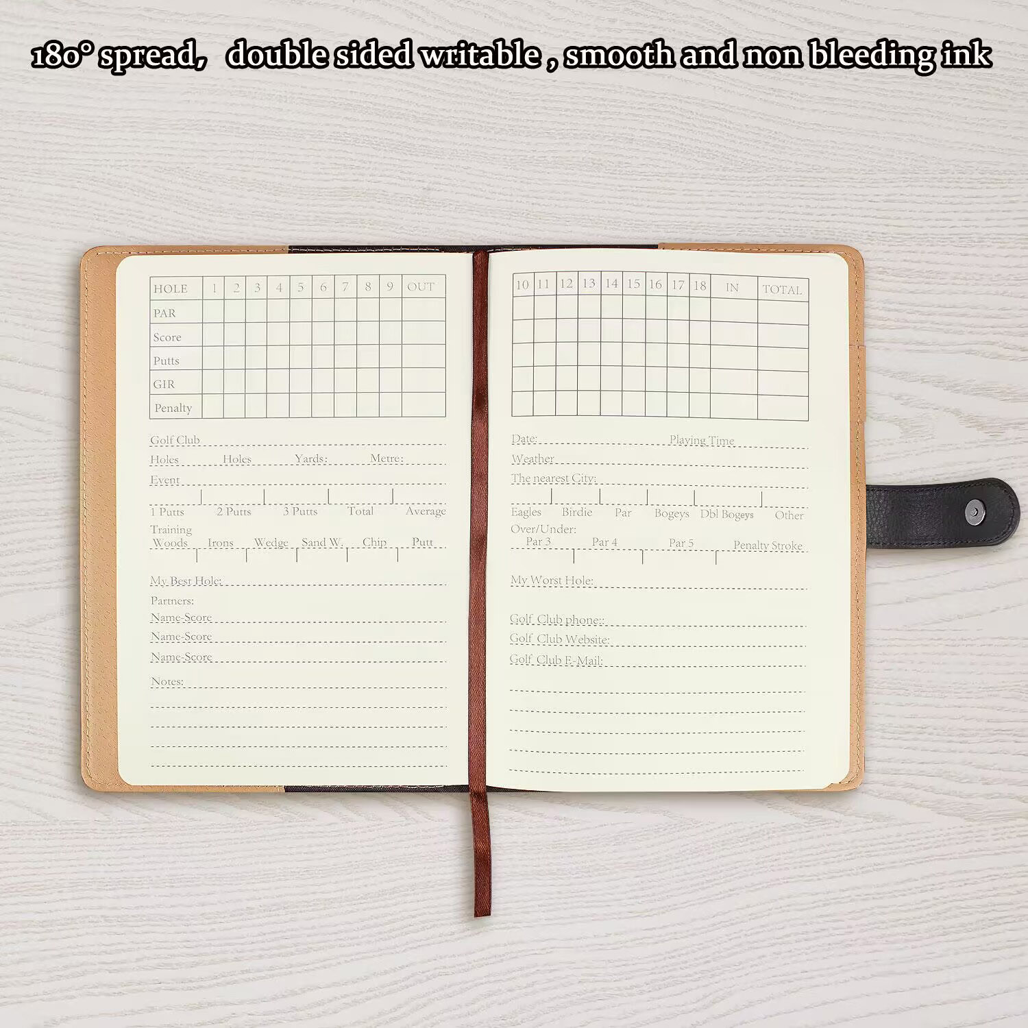 Black Leather Golf Scorecard H – обзор и цена Golf Scorecard Holder
