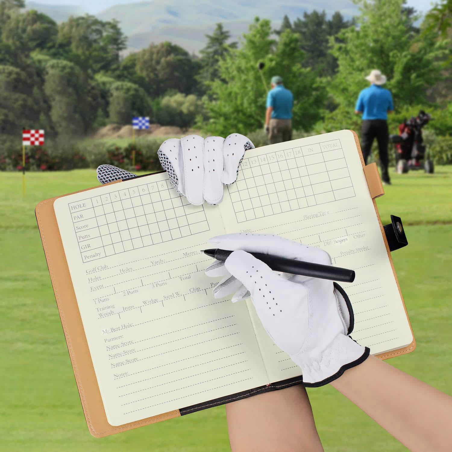 Black Leather Golf Scorecard H – обзор и цена Golf Scorecard Holder