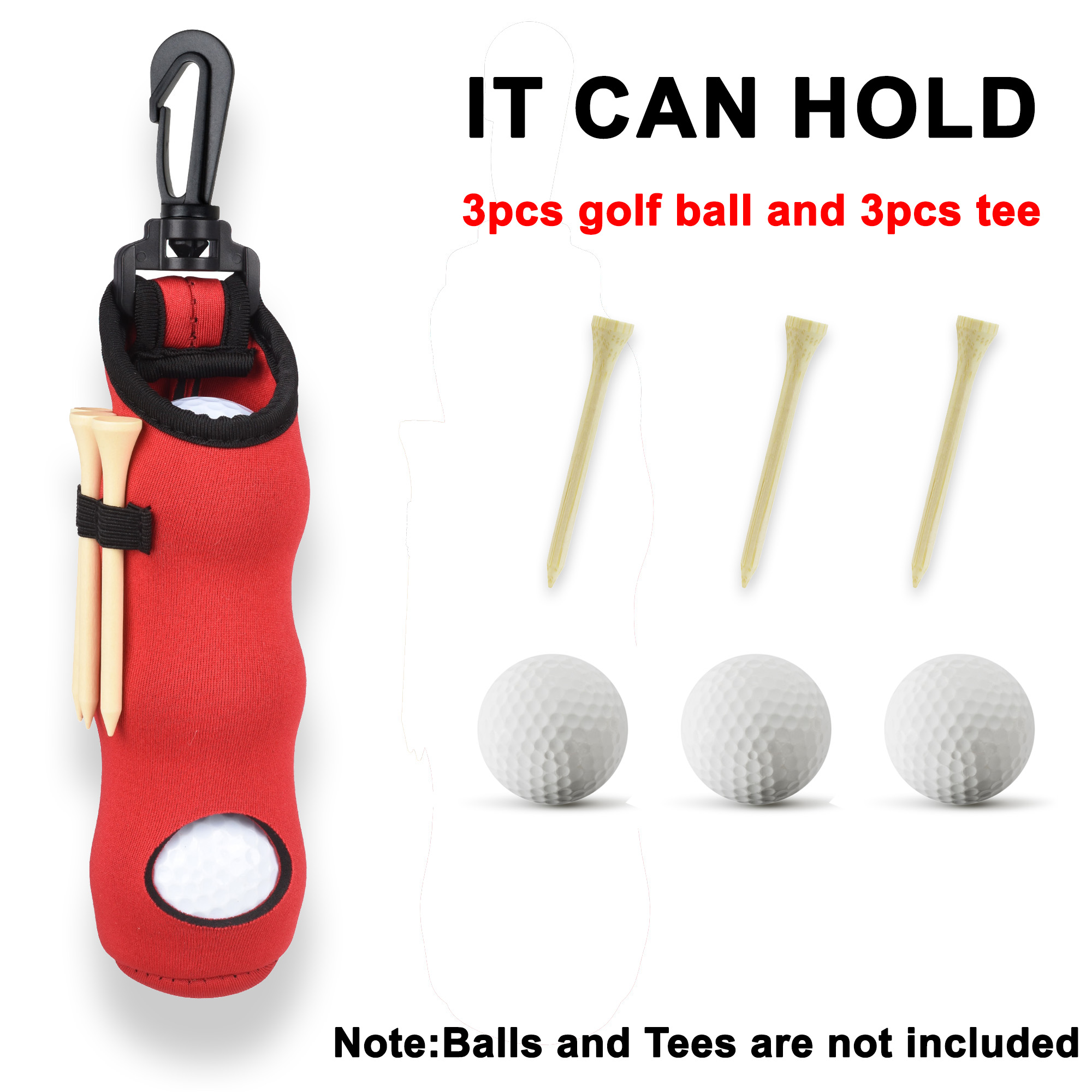 Golf Tee Holder Neoprene Golf  – обзор и цена Golf Equipment Bag