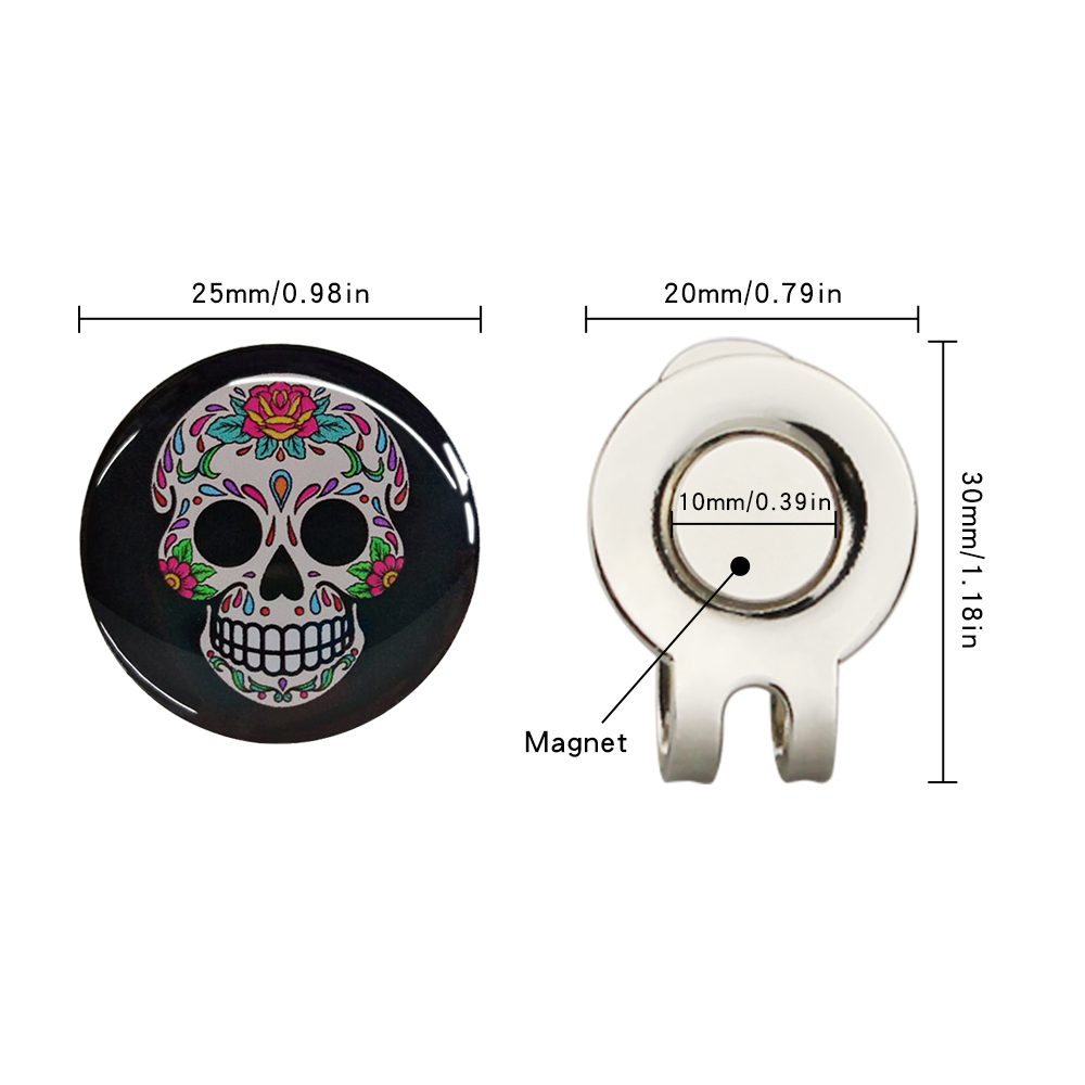 New Black Skull Golf Ball Mark – обзор и цена Ball Marker Set