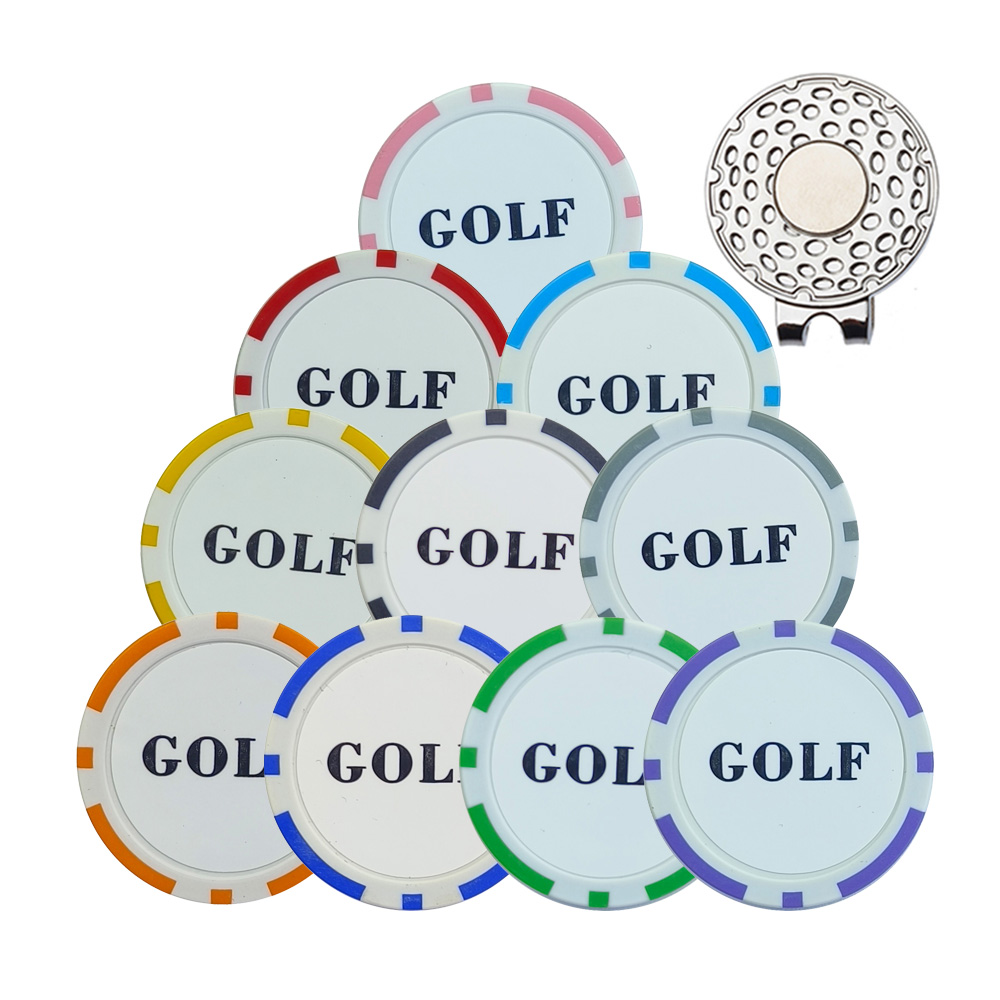 10Pcs Golf Ball Marker With Go – обзор и цена Ball Marker Set