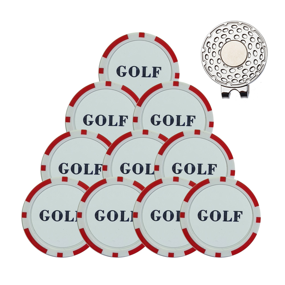 10Pcs Golf Ball Marker With Go – обзор и цена Ball Marker Set