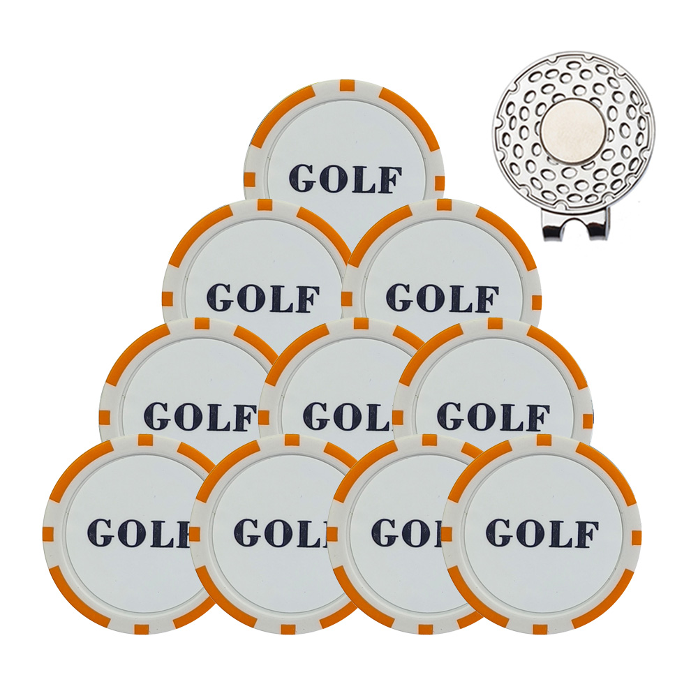 10Pcs Golf Ball Marker With Go – обзор и цена Ball Marker Set